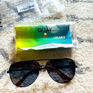 QUAY High Key Aviator Sunglasses